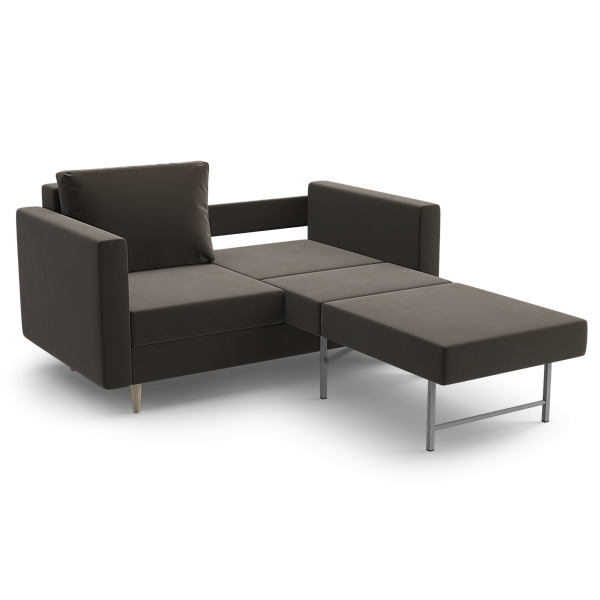 Брайн диван 140 Велюр Velutto 23 коричневый купить в Санкт-Петербурге Брайн диван 140 Велюр Velutto 23 коричневый купить в Санкт-Петербурге