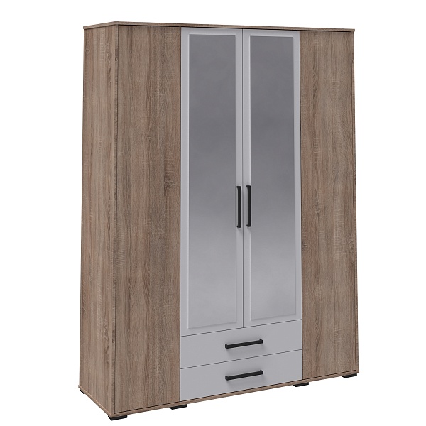 Шкаф Соната 4-х створчатый дуб сонома купить в Санкт-Петербурге Шкаф Соната 4-х створчатый дуб сонома купить в Санкт-Петербурге