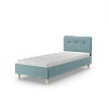 Тахты Дримс кровать Велюр Тако бирюзовый, светлые опоры 90 Тахты Дримс кровать Велюр Тако бирюзовый, светлые опоры 90