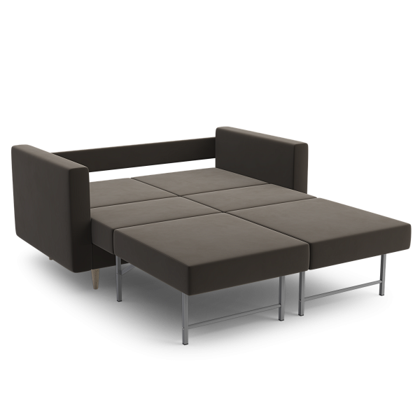 Брайн диван 140 Велюр Velutto 23 коричневый купить в Санкт-Петербурге Брайн диван 140 Велюр Velutto 23 коричневый купить в Санкт-Петербурге