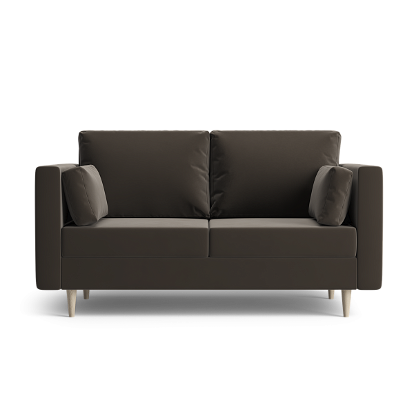 Брайн диван 140 Велюр Velutto 23 коричневый купить в Санкт-Петербурге Брайн диван 140 Велюр Velutto 23 коричневый купить в Санкт-Петербурге